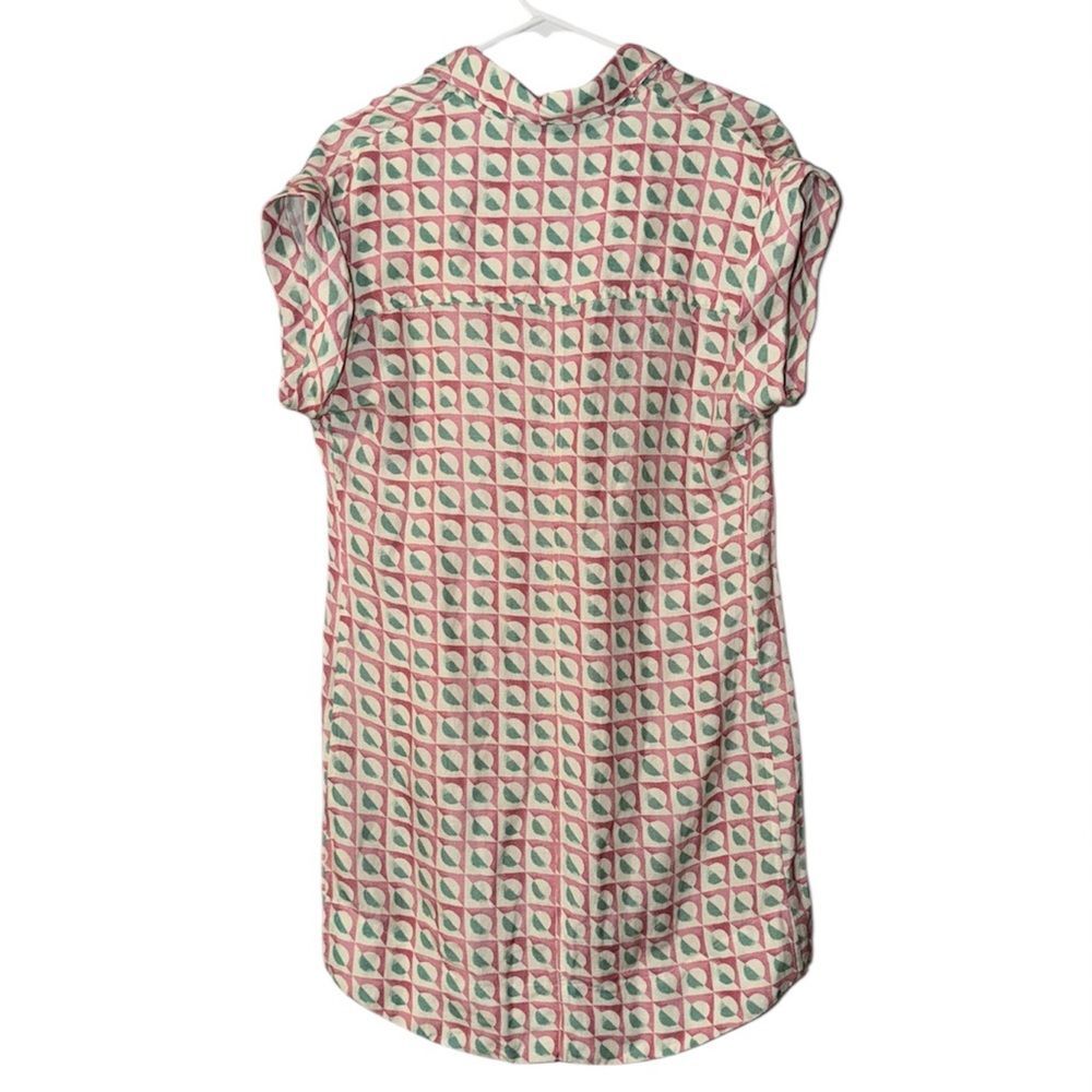 Oliphant Cirque Rose Shirt Dress Size S - Picture 3 of 6